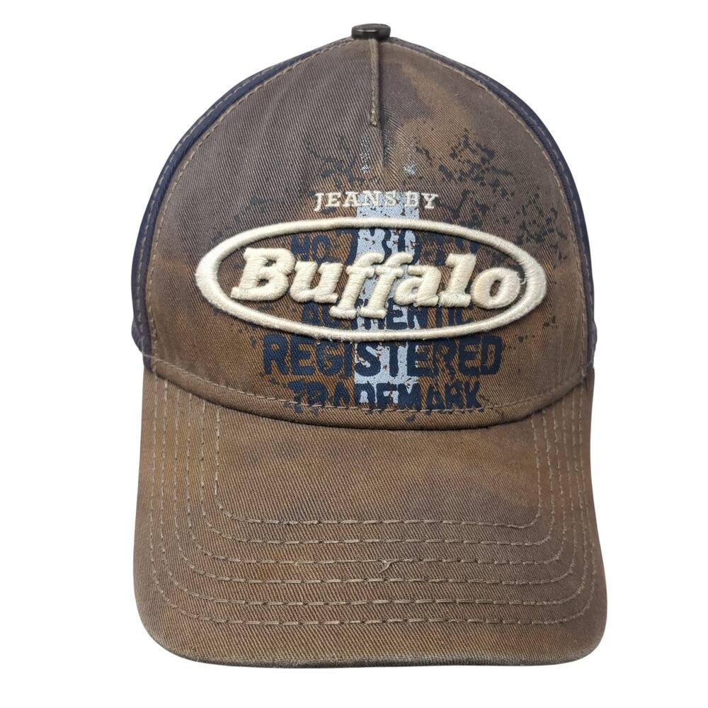Jeans By Buffalo Snapback 5 Panel Cap Multicolor One Size Adjustable Embroidered
